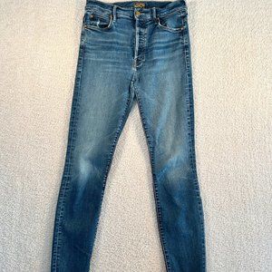 Mother The Stunner Ankle Fray Jean Size 28 Teaming Up Comfy Utility Fall Classic